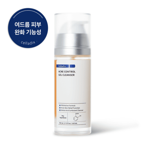 셀라딕스 아크네 컨트롤 젤 클렌저 여드름 클렌징 아크네스균 향균, 110ml, 1개