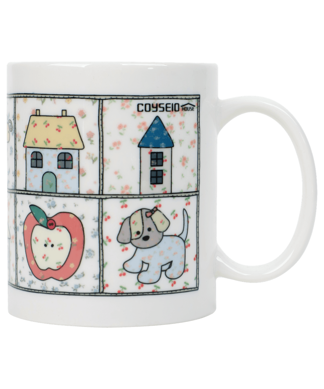 FLORAL FRIENDS MUG WHITE