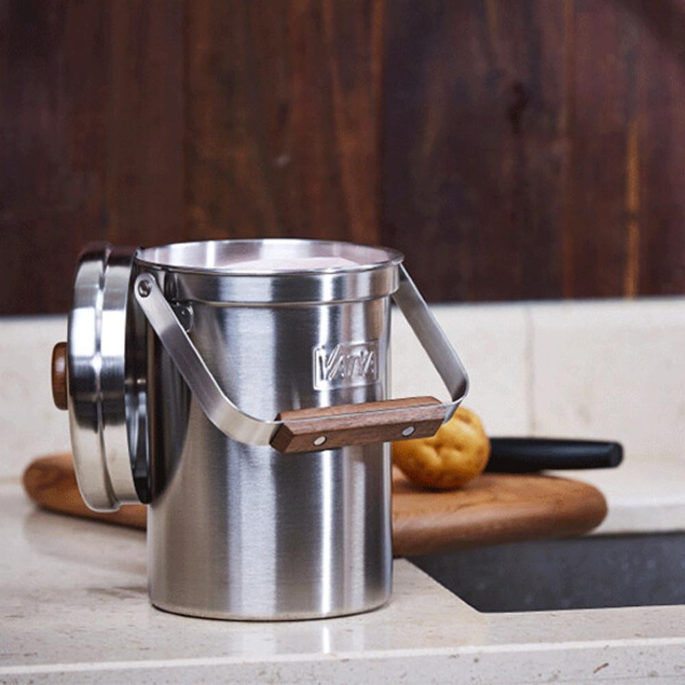 [오늘출발]밧드야 18-8스테인리스 3L 음식물쓰레기통