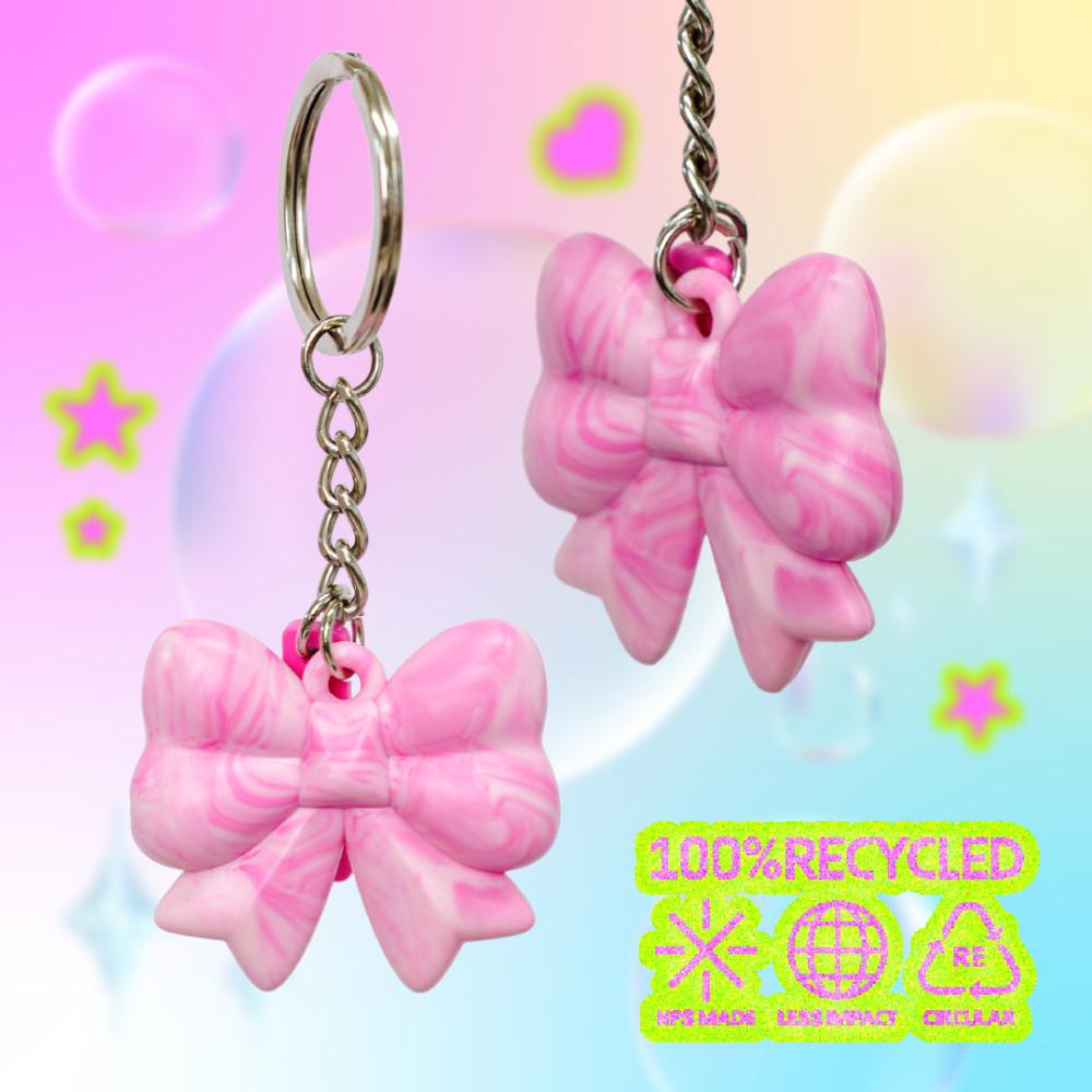[노플라스틱선데이] 핑크 발레코어 리본 키링