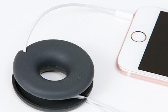 도넛 이어폰 전선 줄감개 선 정리 홀더