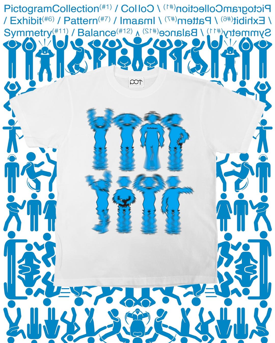 Pictogram Graphic / T-shirt / White