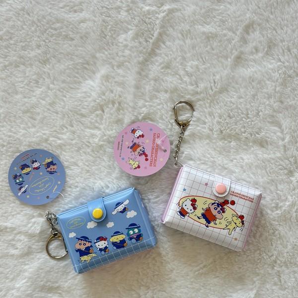짱구X산리오 소품함 키링