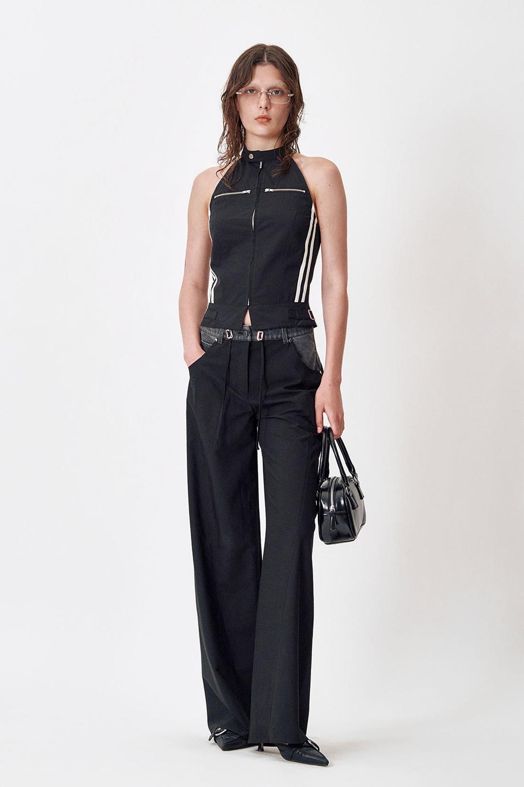 [06/07 예약배송]DENIM W/ WOOL TROUSERS [BLACK]