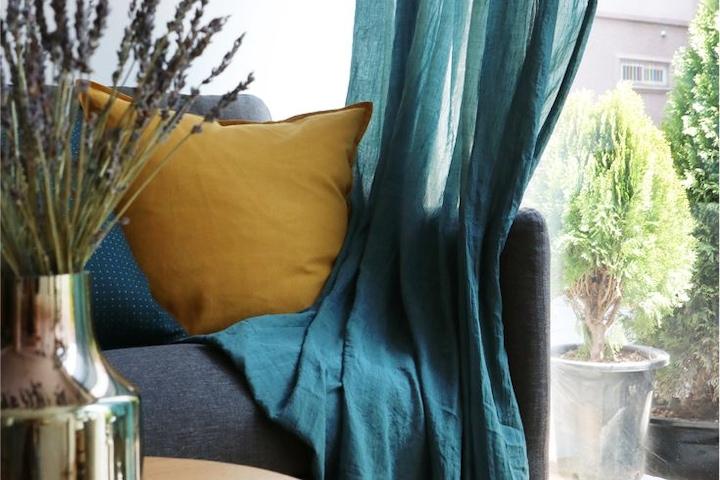 컬러가 이쁜 루디아 린넨 스타일 커튼 1+1 안방 거실 아이방 가을 curtain