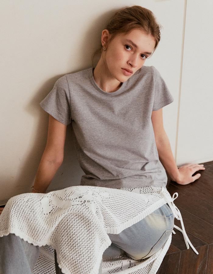 Iris Cotton T-Shirt (7Colors)