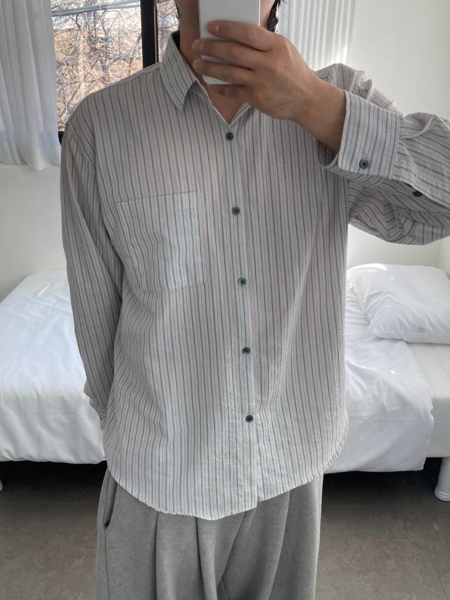 prestige stripe shirts (3color)