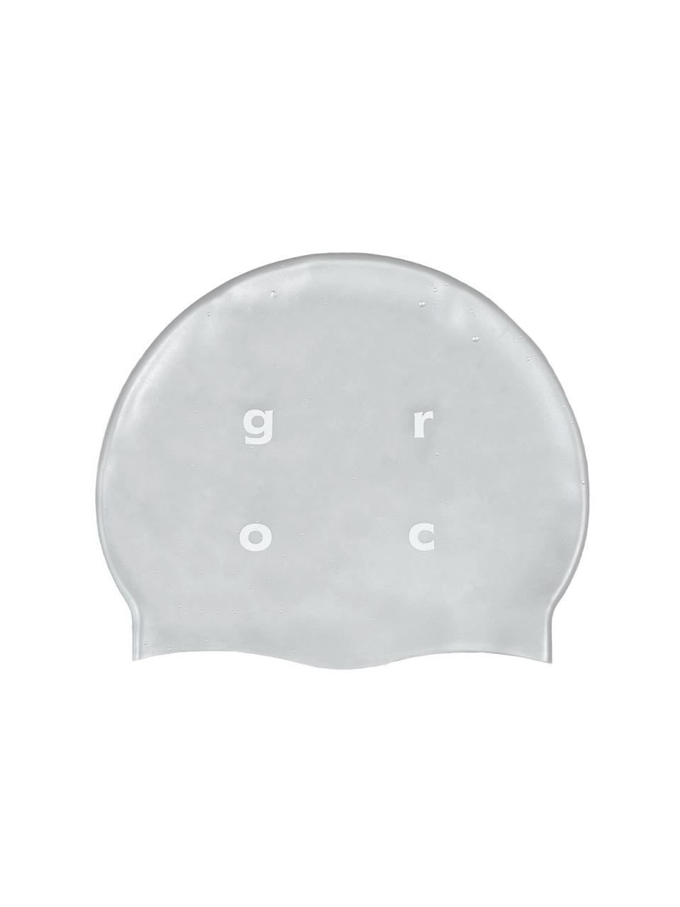 SILVER LOGO Swimcap