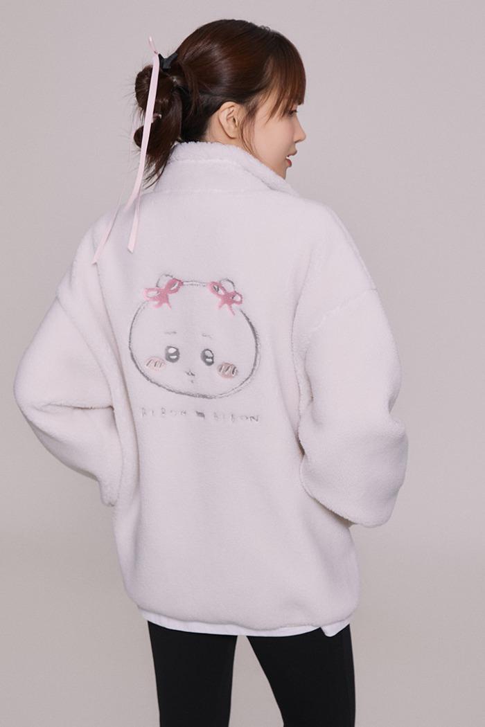 [먼작귀] 덤블 플리스(WHITE)_SPFZF49U01