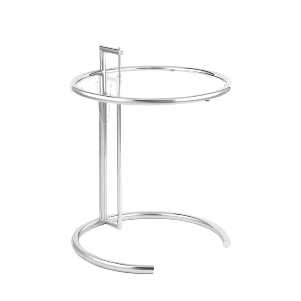 [5-7일 배송] 클래시콘 사이드 테이블 Classicon 유리 원형 리프트업 바우하우스