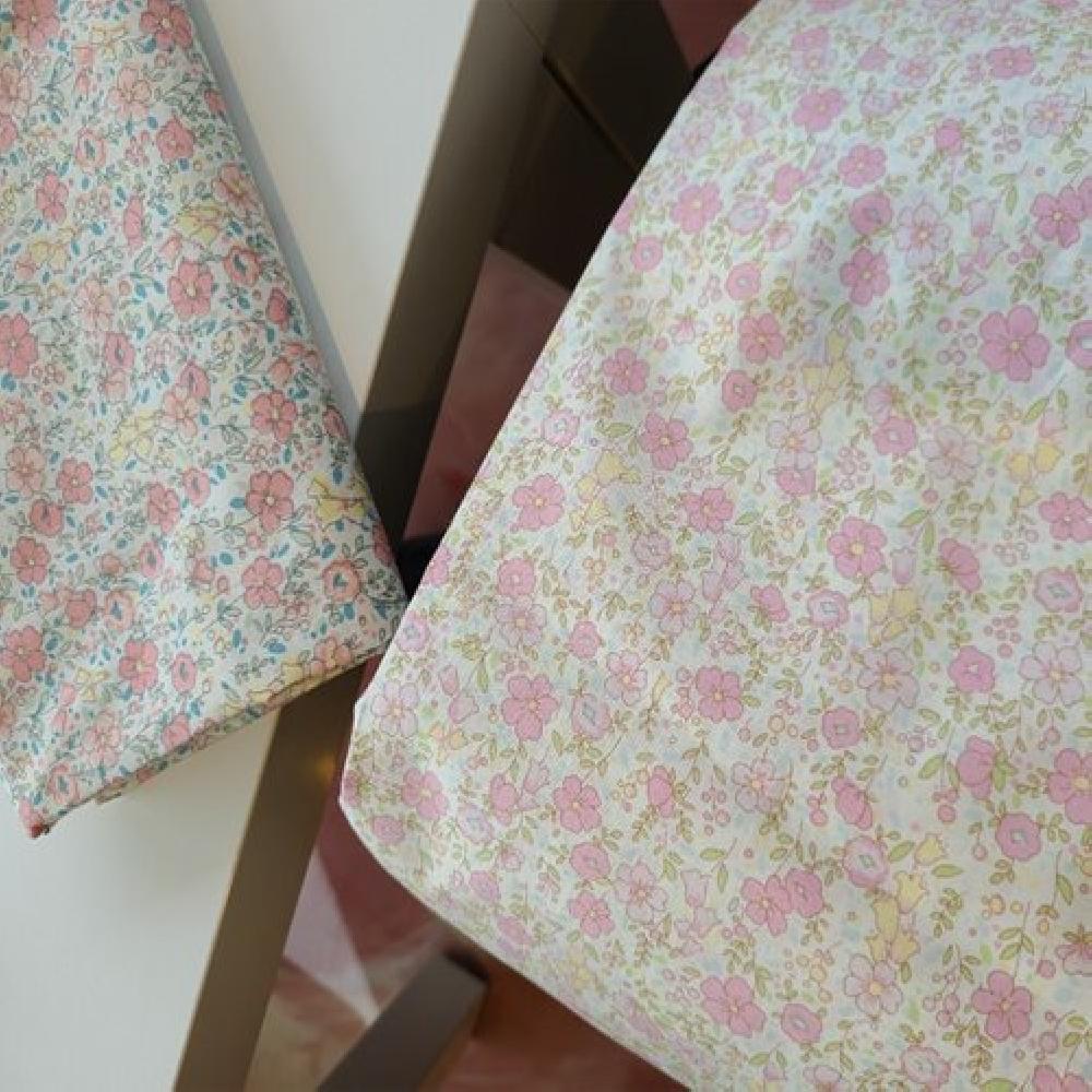 원단마트 대폭 60수 아사면 사플라워 2컬러 CH-20447