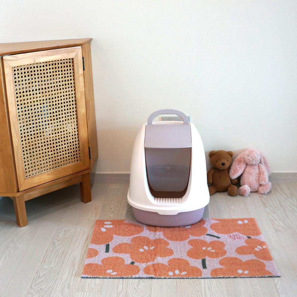 가티가티 사막화방지 매트 모래매트 고양이화장실매트 오렌지블로썸