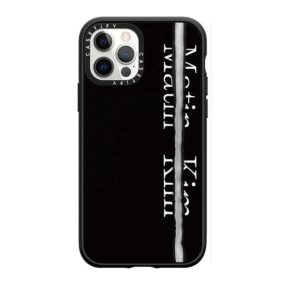 Matin Kim Black Logo Case