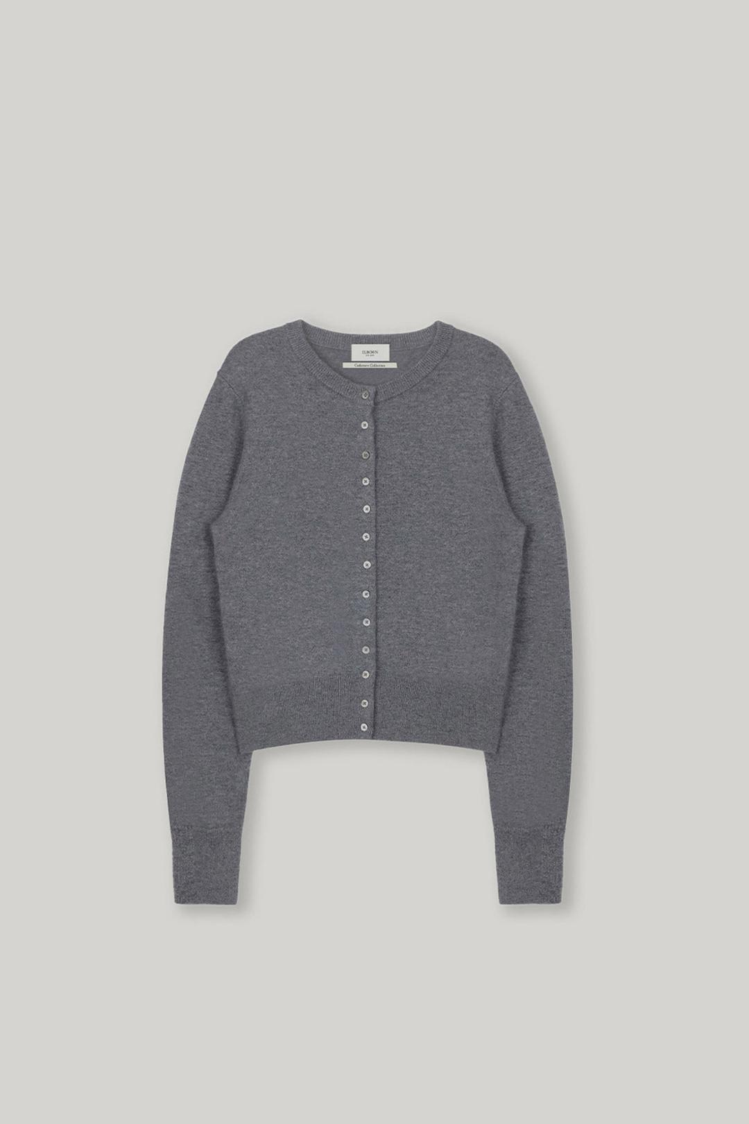 2ND / Harvey Cashmere Silk Cardigan (Grey)