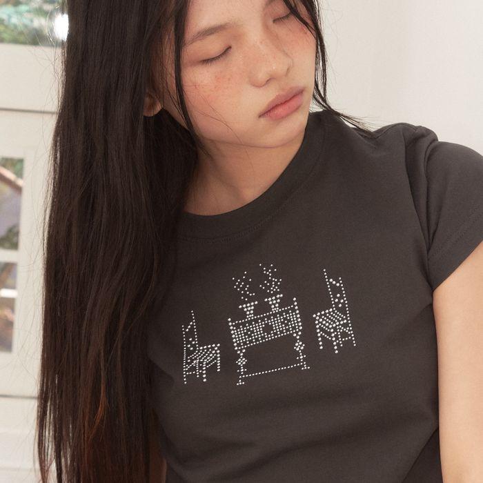 dinner table t-shirt_charcoal
