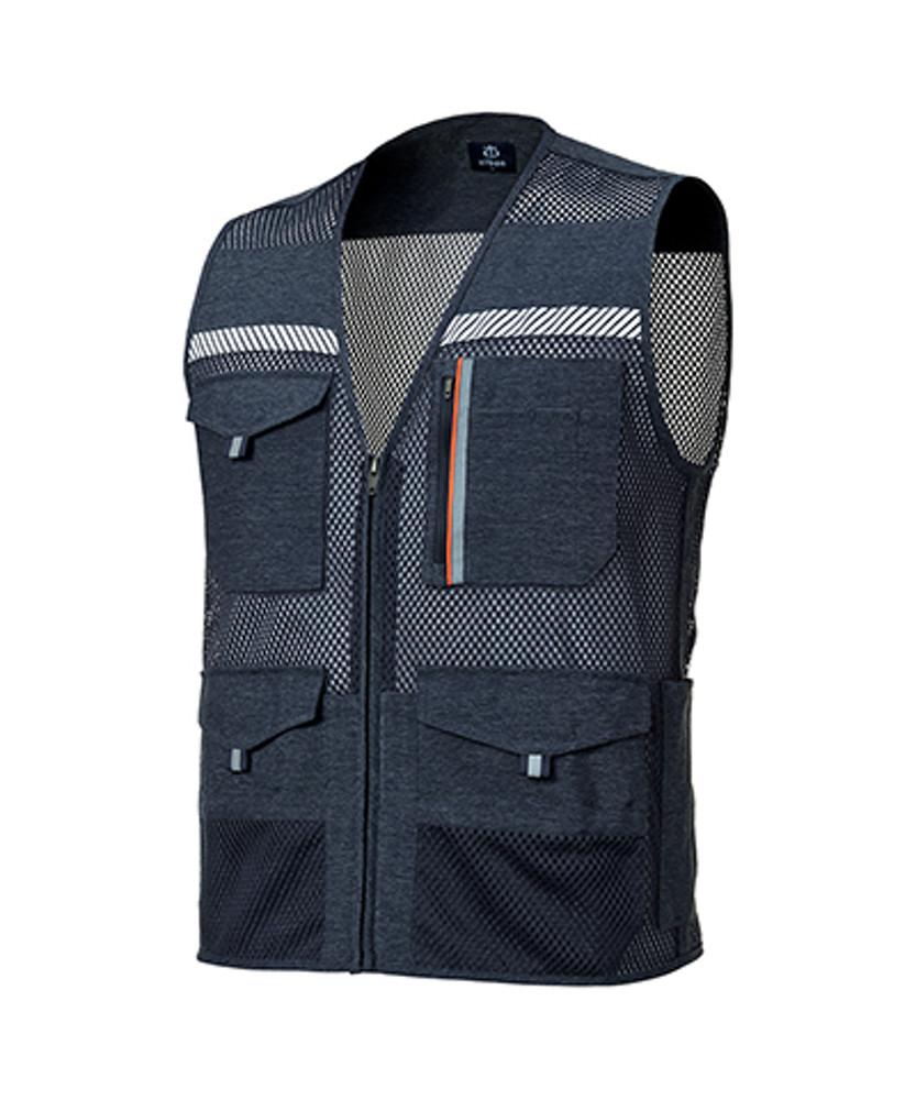 지벤 작업복 조끼 ZB-V1823 망사 메쉬 여름 시원한