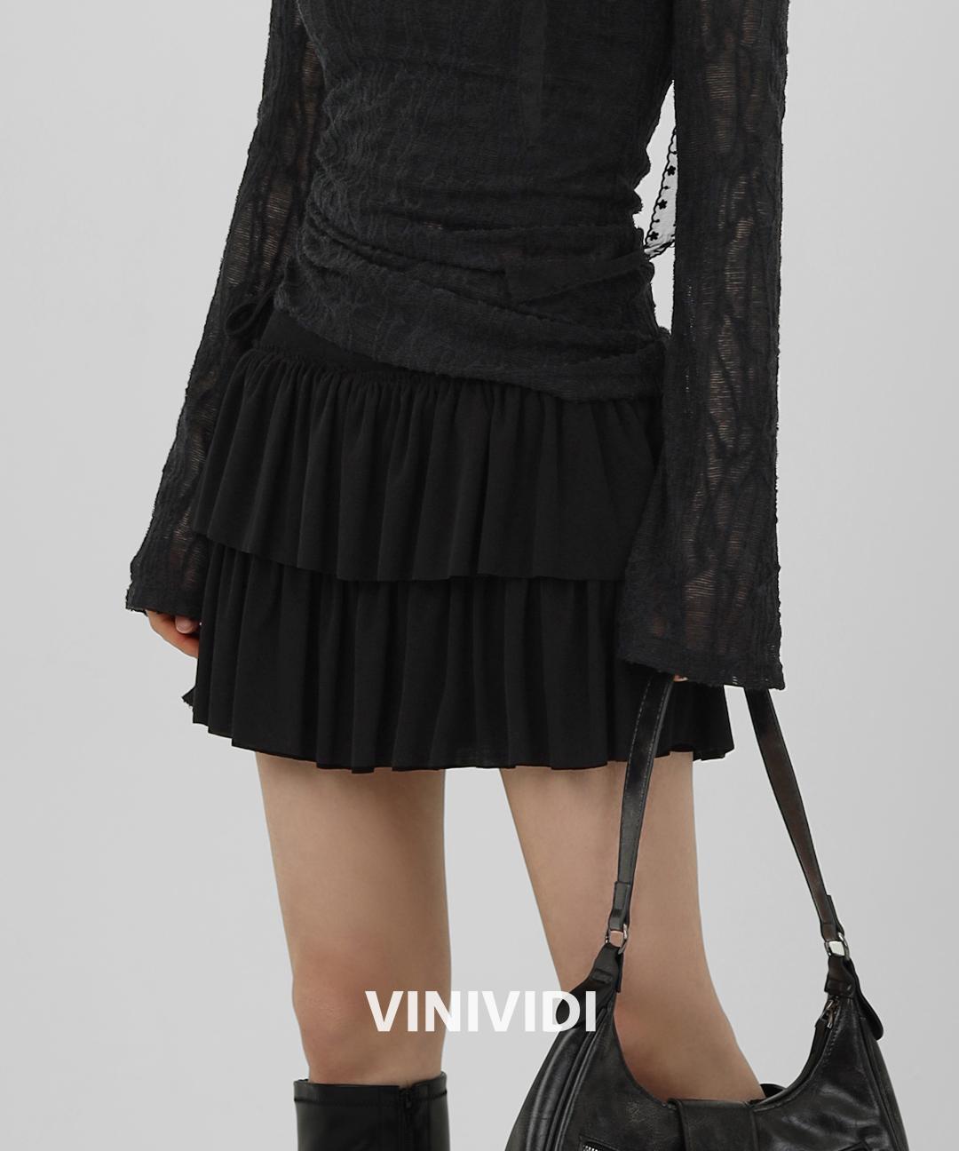 비니비디 [치마바지👍][Made] 캉캉 밴딩 미니 스커트 치마바지