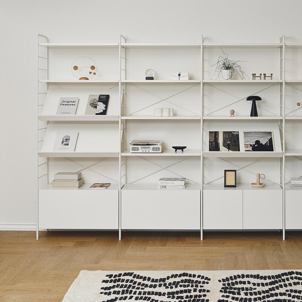 콰트로 에어 시스템 800 5단 선반장 (1단 서랍)