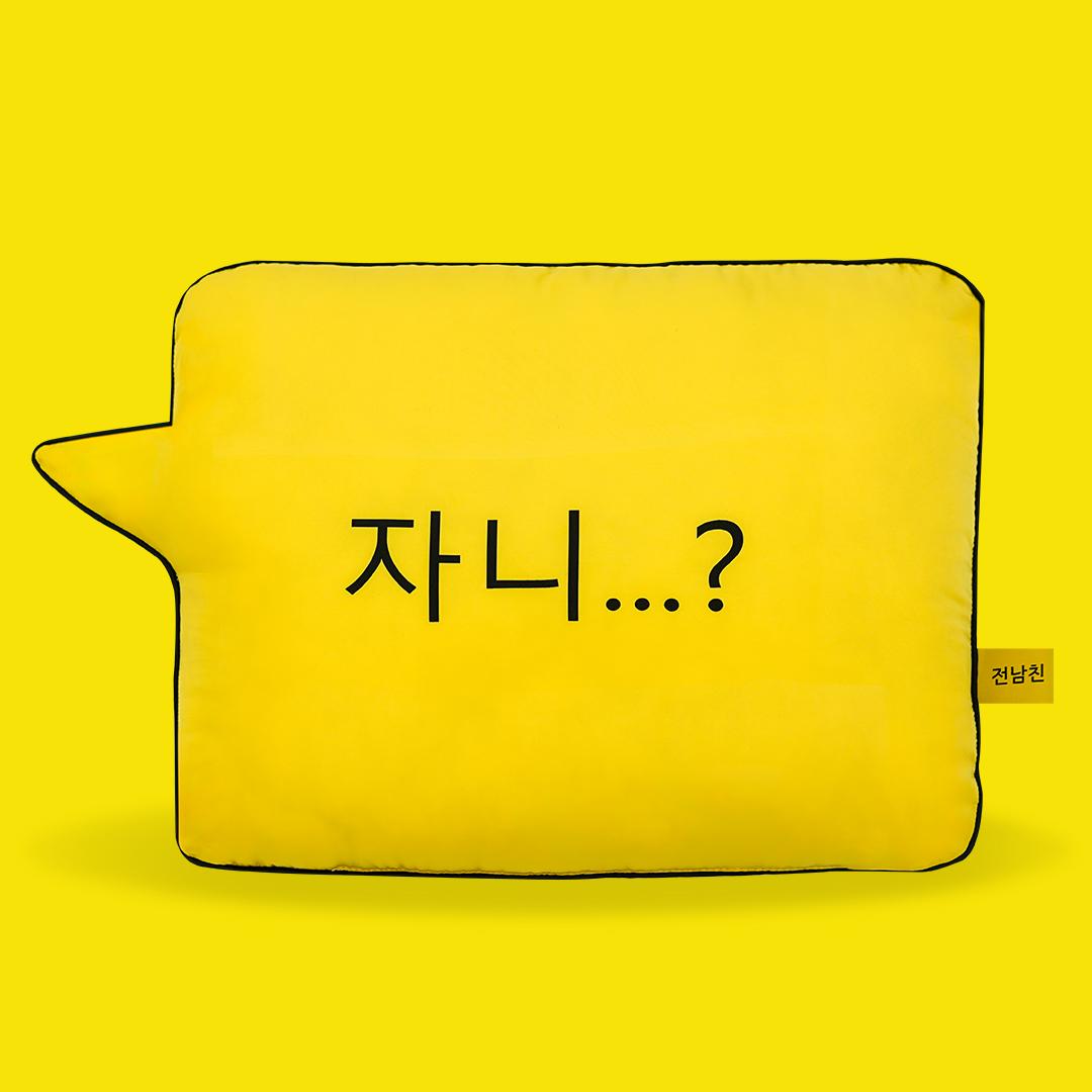 자니.. 자는구나.. 전남친 전여친 톡 쿠션