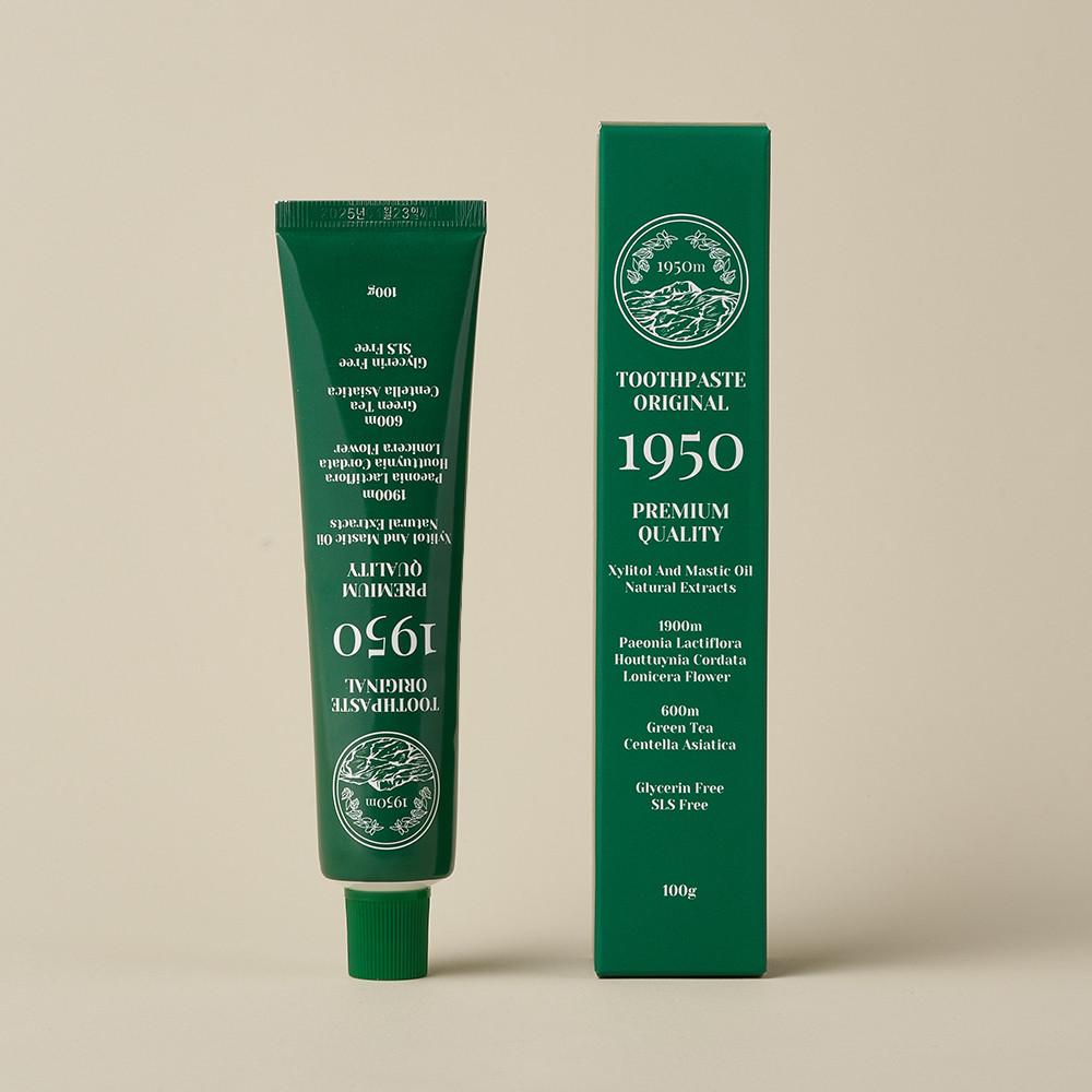 1950 제주 오리지널 그린 오가닉 무불소 치약 100g