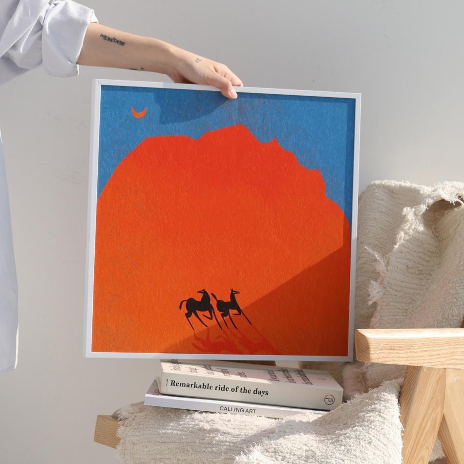 에니코 이지드 작가, horses of wadi rum 포스터