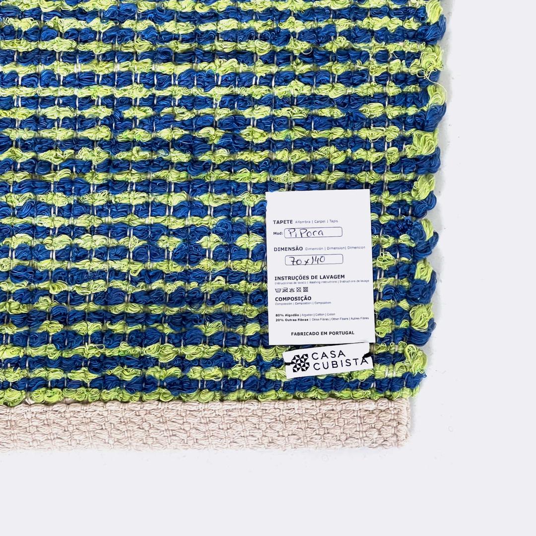 [CASA CUBISTA] Pipocas Rug Colbalt/Moss
