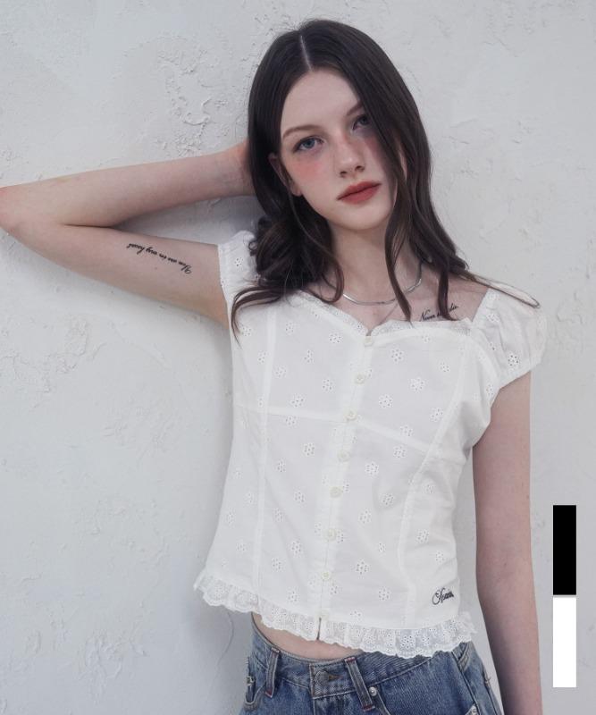 Misty Bow Blouse - 2COL