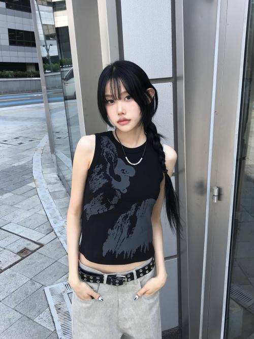 엘 캐피탄 슬리브리스 블랙 (우먼)
