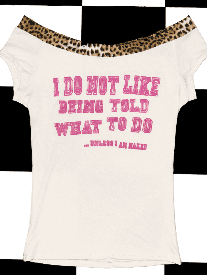 UNLESS IM NAKED IN WHITE