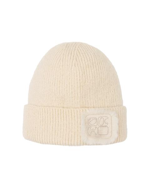 ODW x Mara Heuer Ivory Brushed ODW Logo Beanie