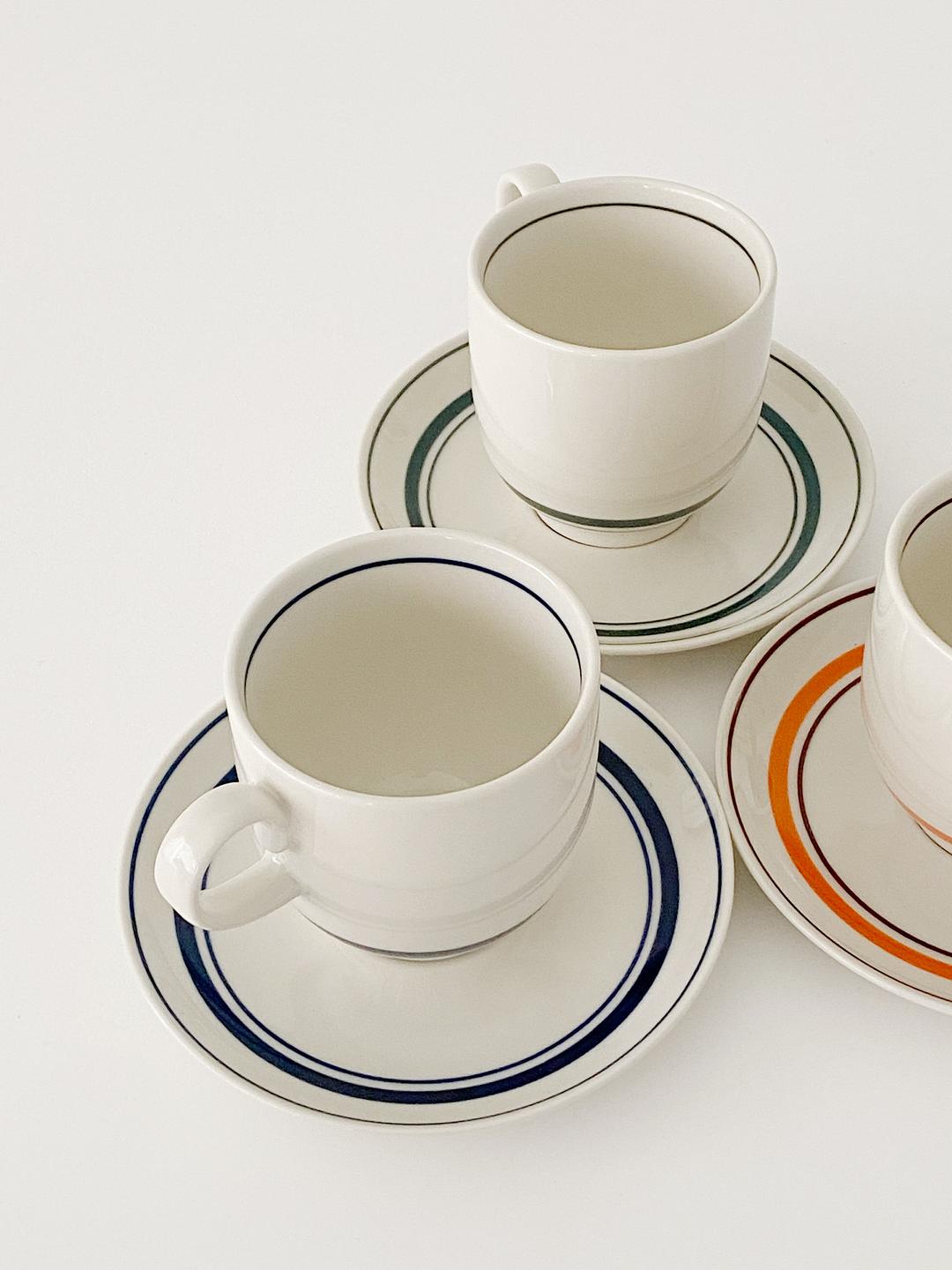 Kanesuzu | Line Cup & Saucer