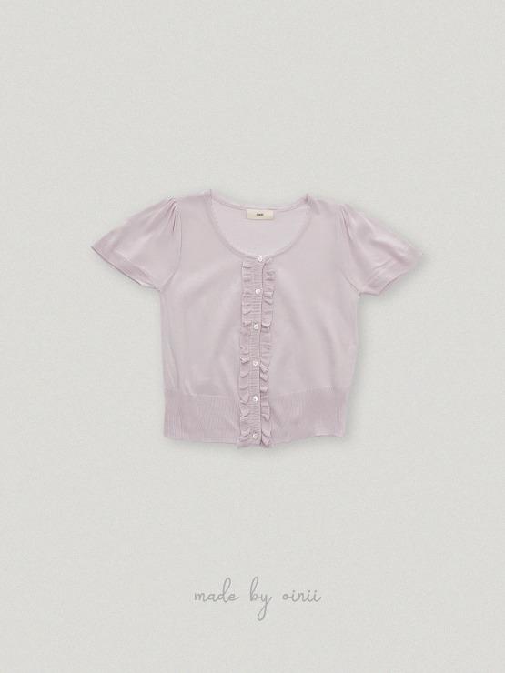 오이니 [o,rosy] ruffle cardigan - 3color