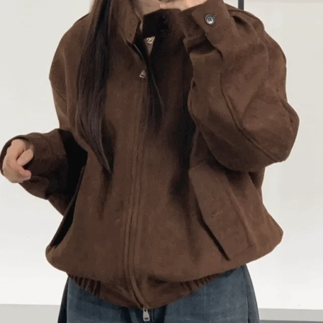 가성비갑) 로컬 스웨이드 자켓