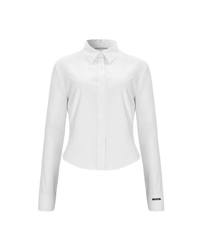 CSTOP BASIC CROP SHIRTS-011 (WHITE)