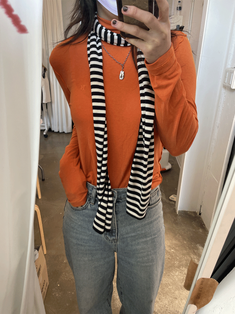 thin stripe muffler