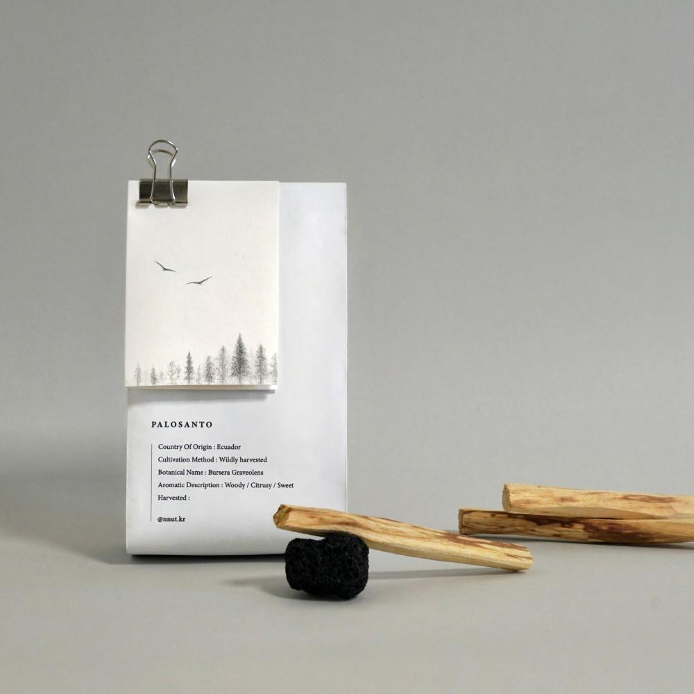 뭍 팔로산토 에콰도르 자연 인센스 (스머지 스틱)