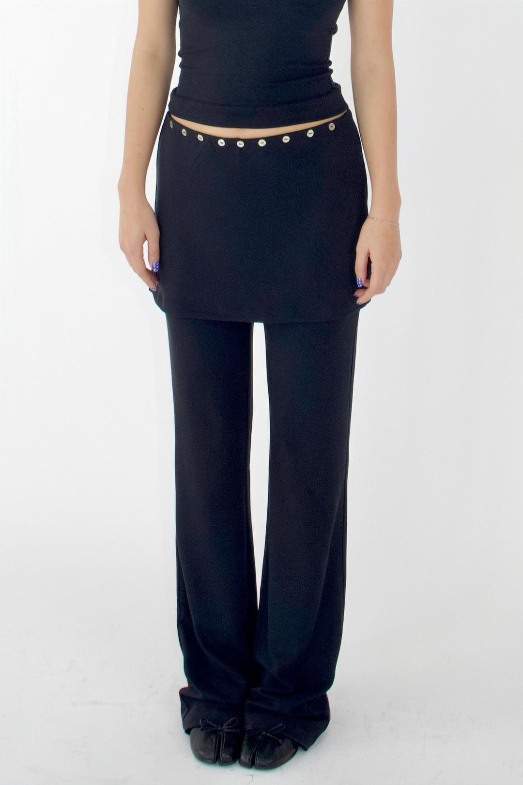 SCG MADE | Sonia Low-rise Layered Skirt Pants