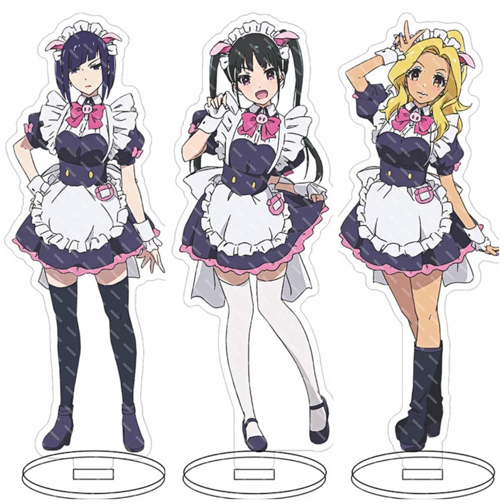 아키바 메이드 전쟁 일러스트 아크릴 스탠드 피규어 굿즈