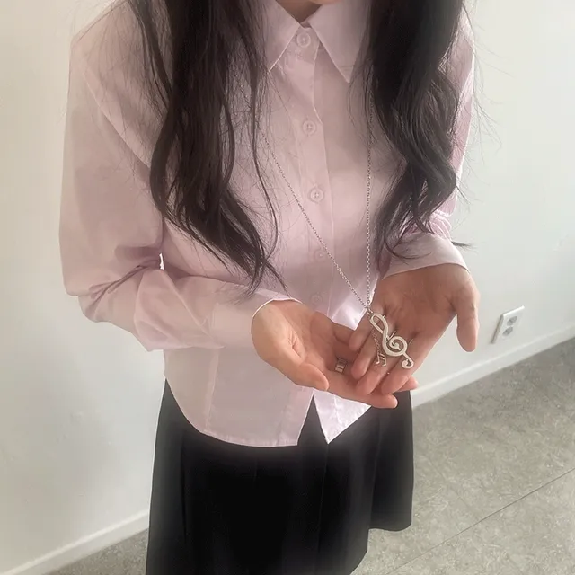 음표 ♪ 롱 목걸이 [자체제작]