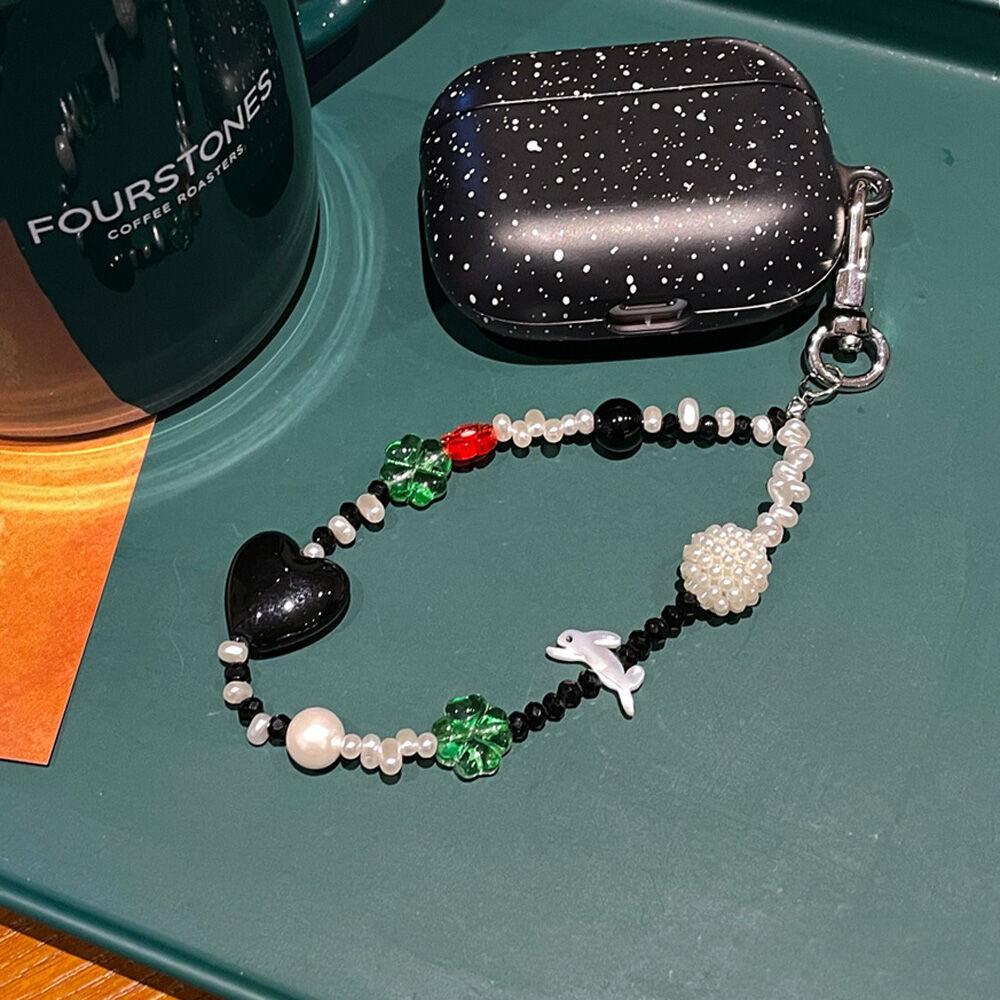 lucky bunny short strap keyring