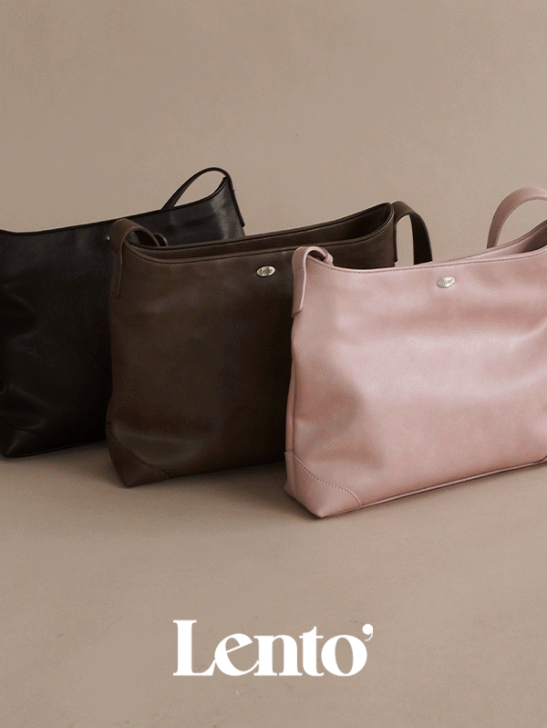 슬로우앤드 [숄더백 베스트!]  #LENTO. Moody Daily Shoulder Bag - 3 color