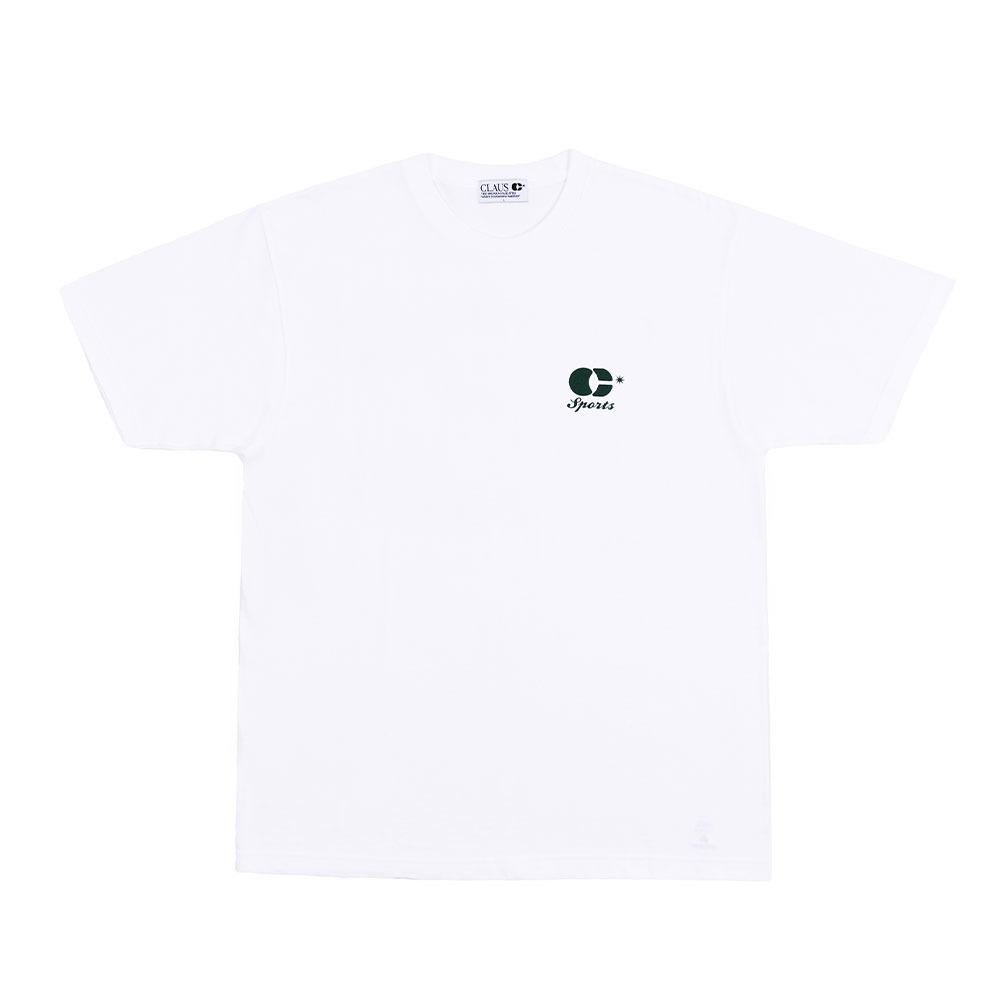 C SPORTS LOGO T-SHIRT WHITE