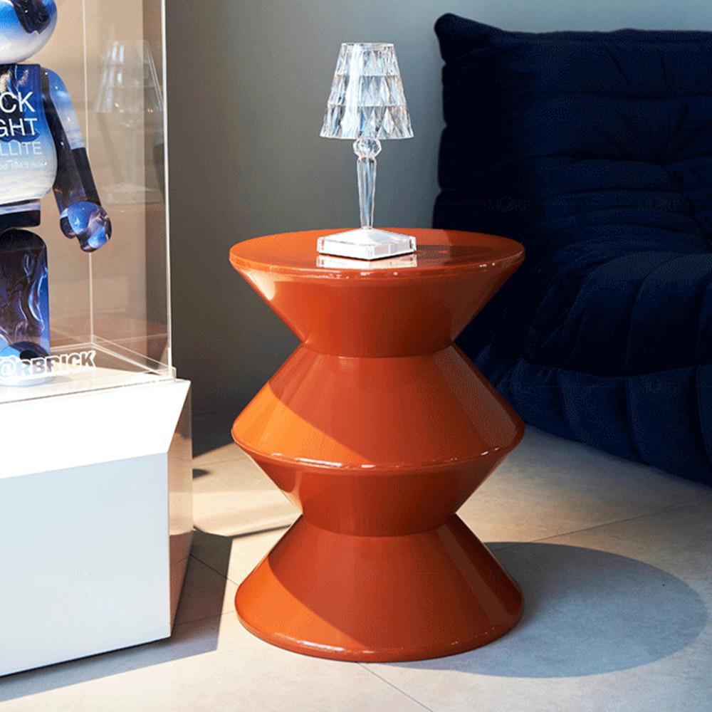 폴스포턴 사이드 테이블 지그재그 스툴 협탁 인테리어 침대