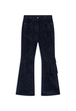 [12/9 DELIVERY] CORDUROY LOOSE BOOTCUT, NAVY