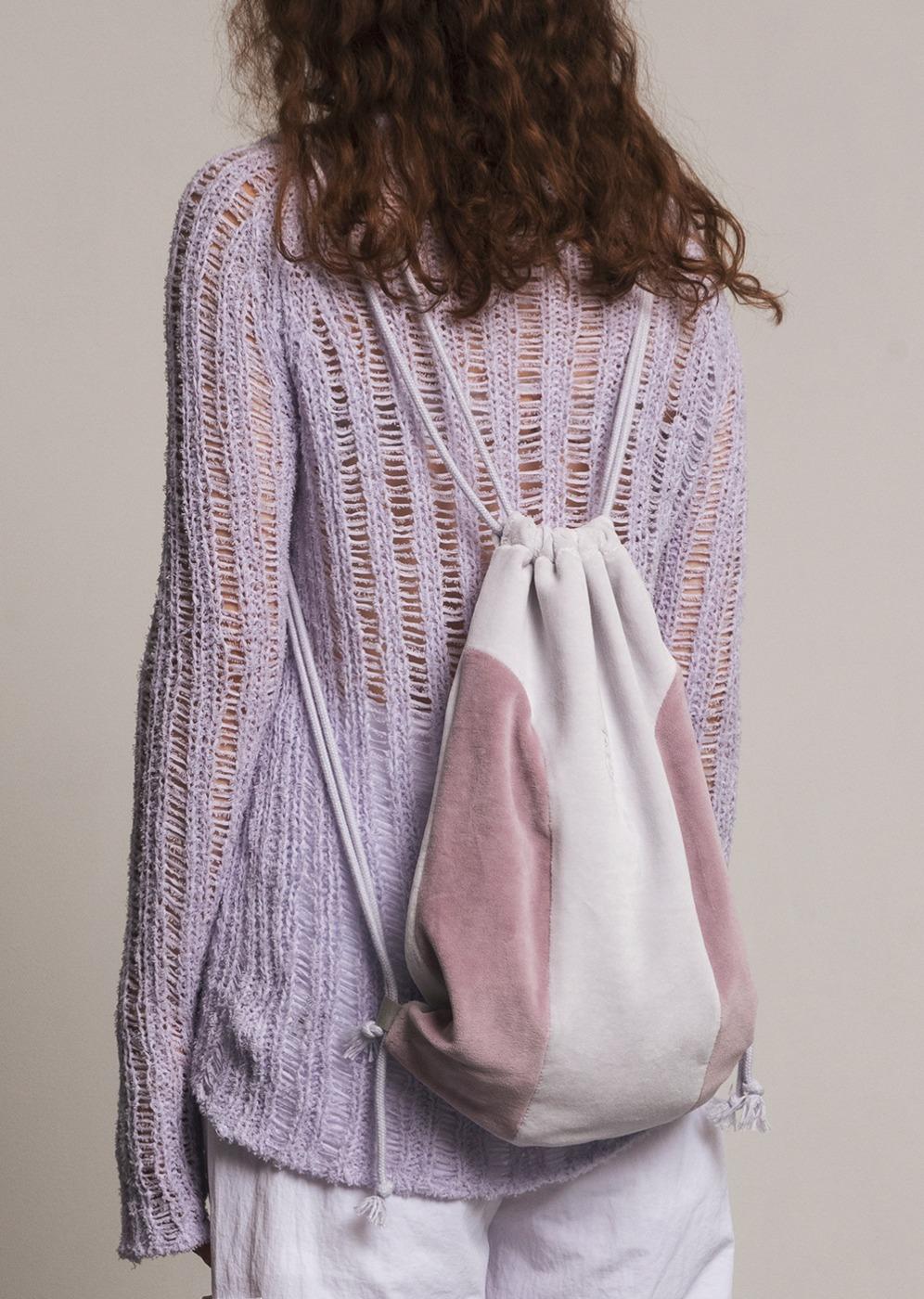 *Classic Symbol Velour Gym Sack [LAVENDER]