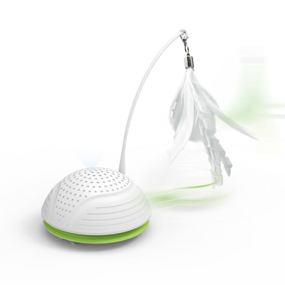 펫긱 달려야쥐 움직이는 로봇 고양이 깃털 자동 장난감