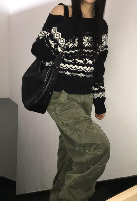 이즈이즈 Dipping Cargo Pants [3c]