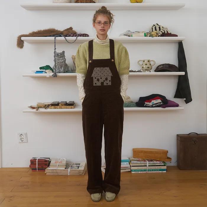 Cozy Home Overall, Brown