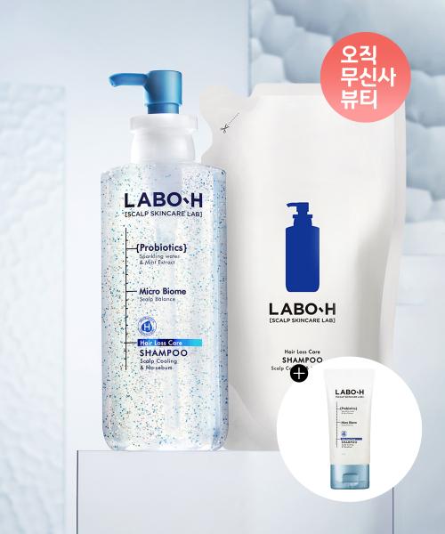 [증정] 두피강화클리닉 쿨링&노세범 샴푸 (본품+리필) 400ml 2입 기획+50ml