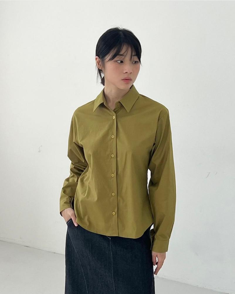 가을 데일리 슬림 라인 셔츠 (6color)